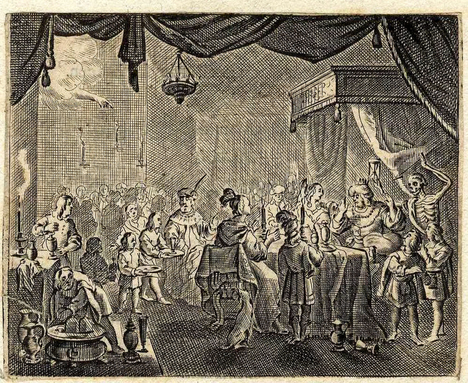 Apparition of the hand to Balthasar