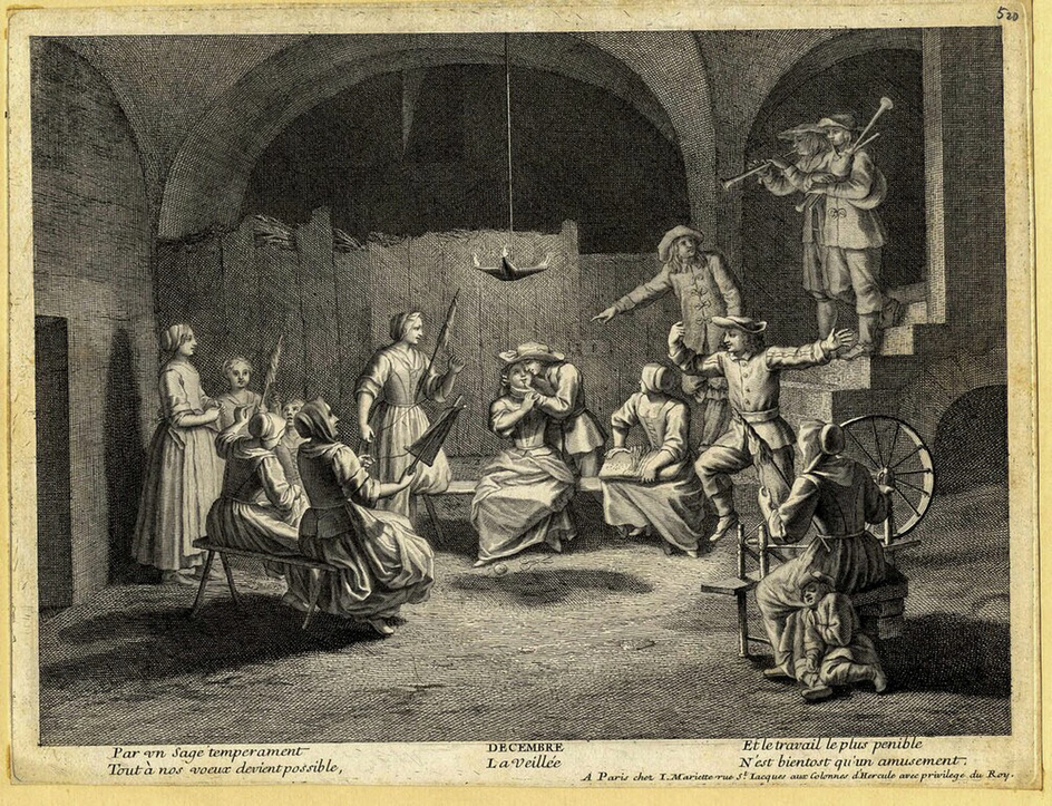 The Twelve Months: Decembre: La Veillée (December: the evening)
