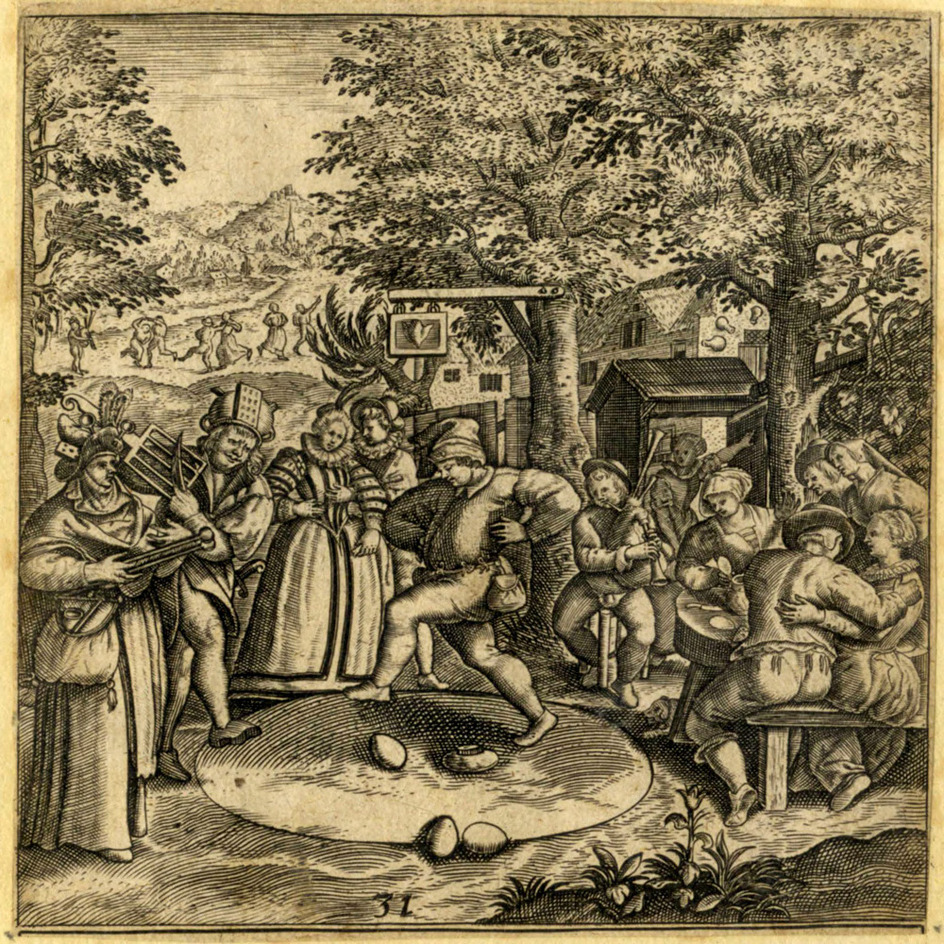 The Egg-Dance, copy in reverse