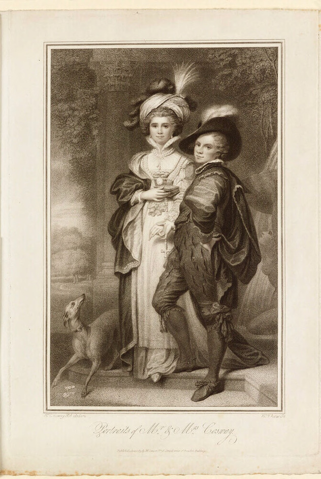 Portrait of Mr and Mrs Cosway