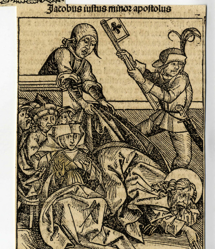 The martyrdom of Saint James the Less