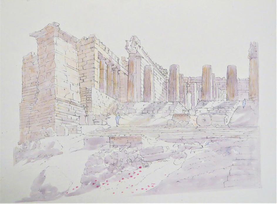 Scenes in Athens: The Propylaea from without