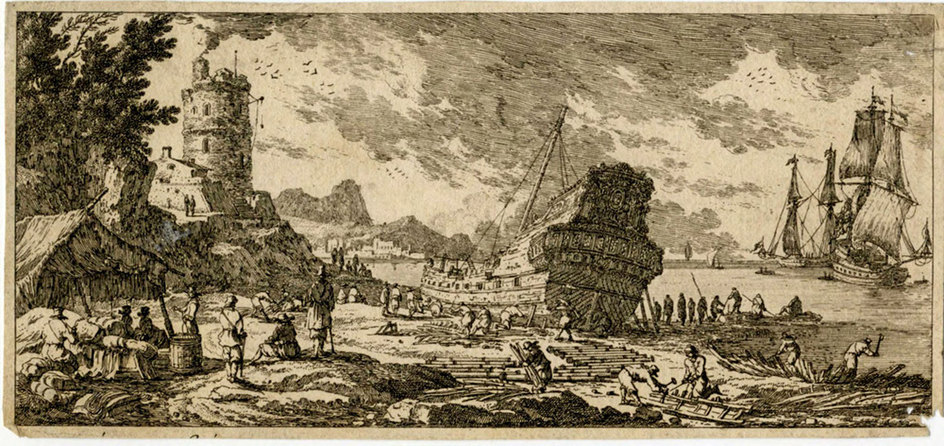 View of a harbour