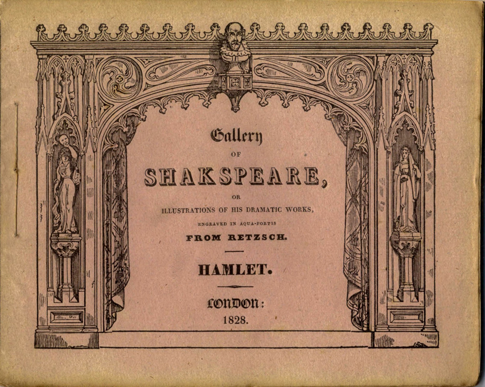 Hamlet, from the Gallery of Shakespeare