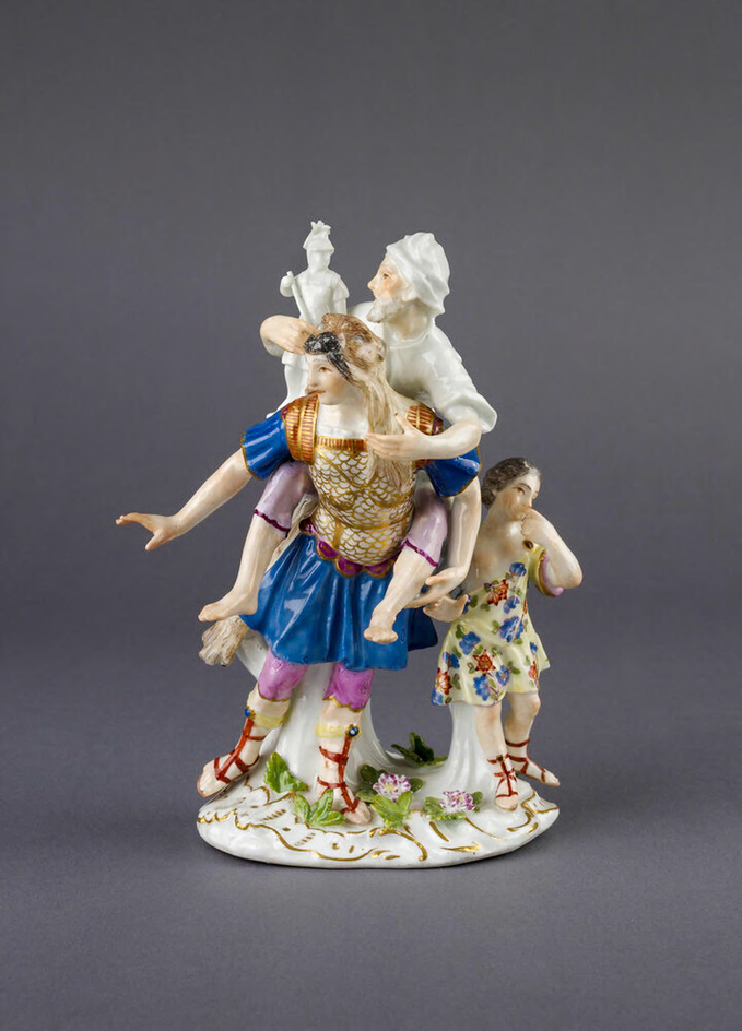 Figure group of Aeneas, Anchises and Ascanius