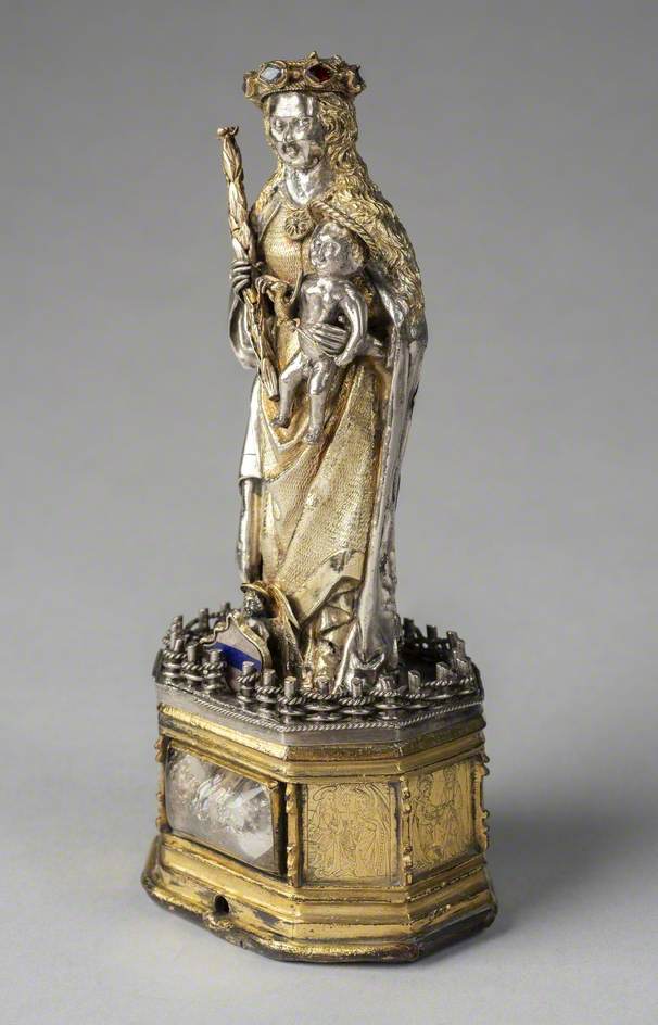 Figures of the Virgin and Child Reliquary