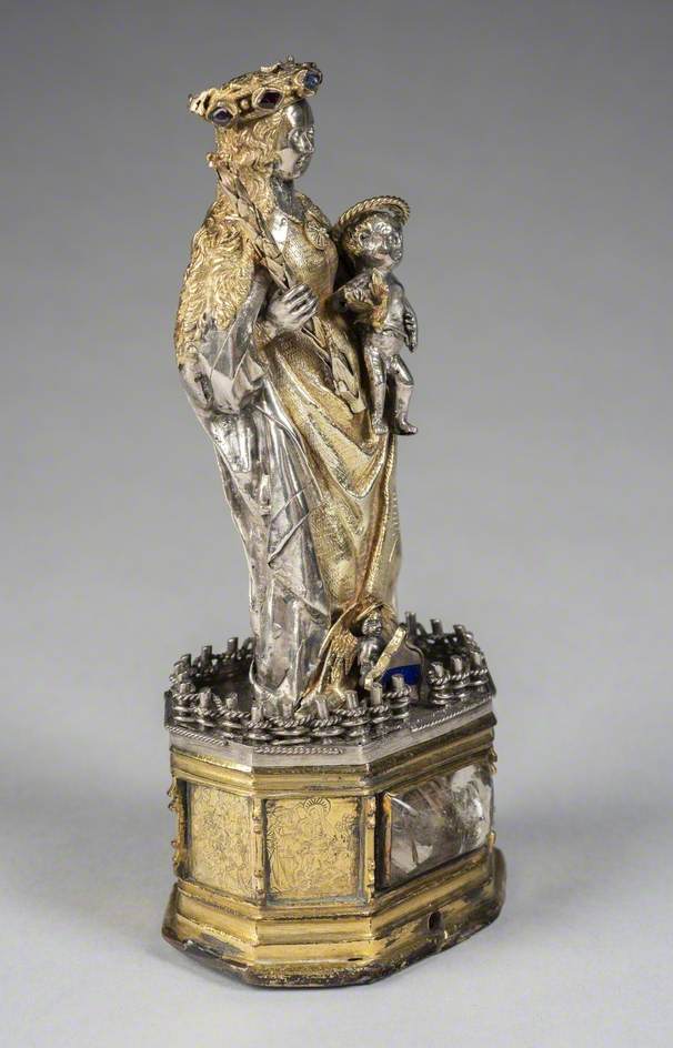 Figures of the Virgin and Child Reliquary