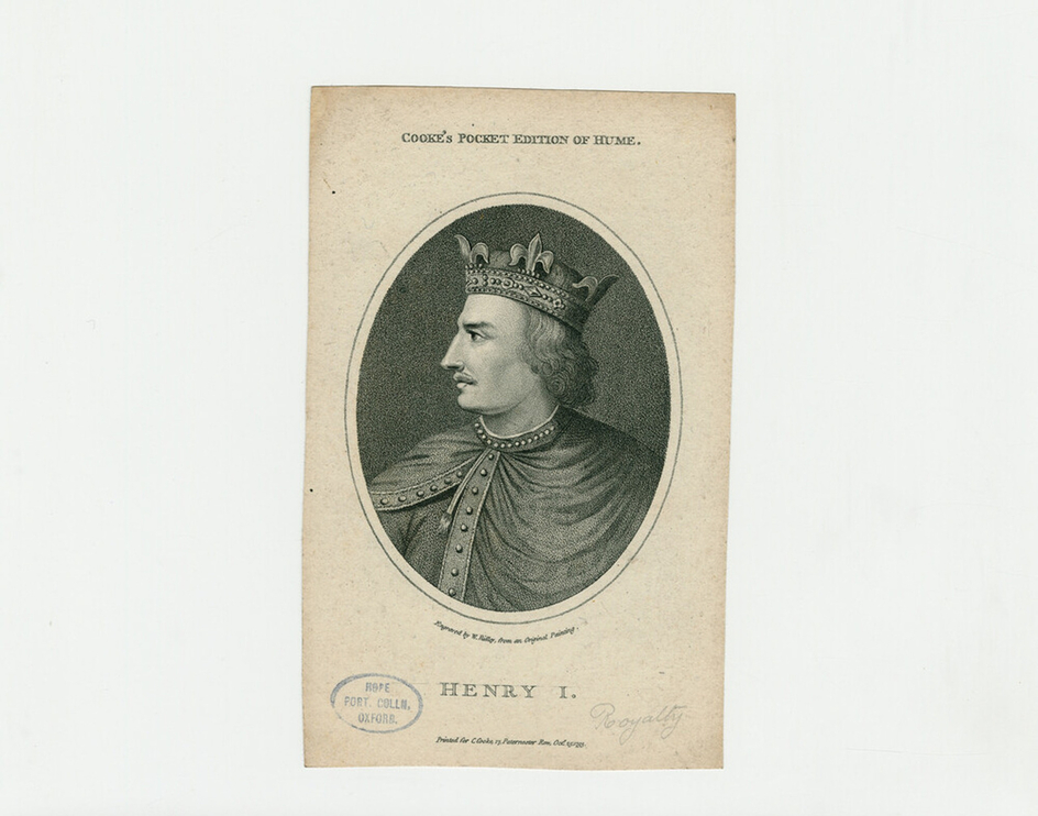Portrait of Henry I