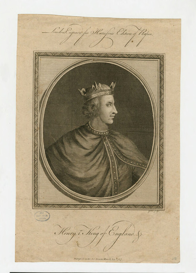 Portrait of Henry I