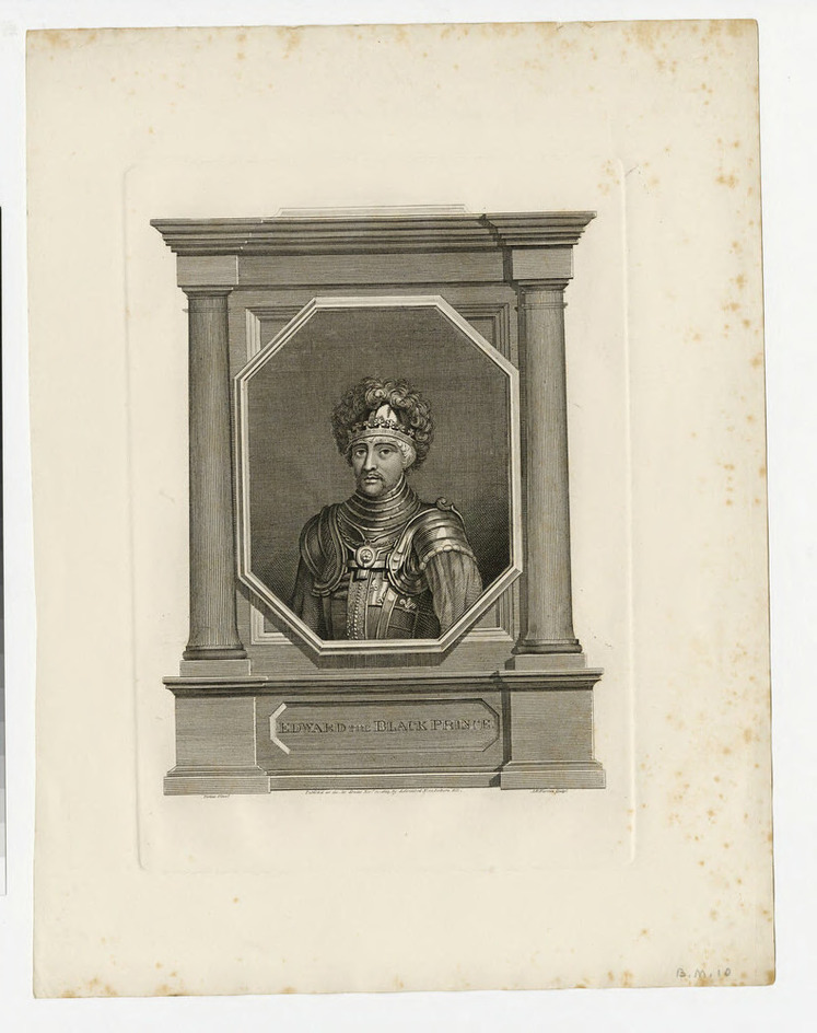 Portrait of Edward, the Black Prince