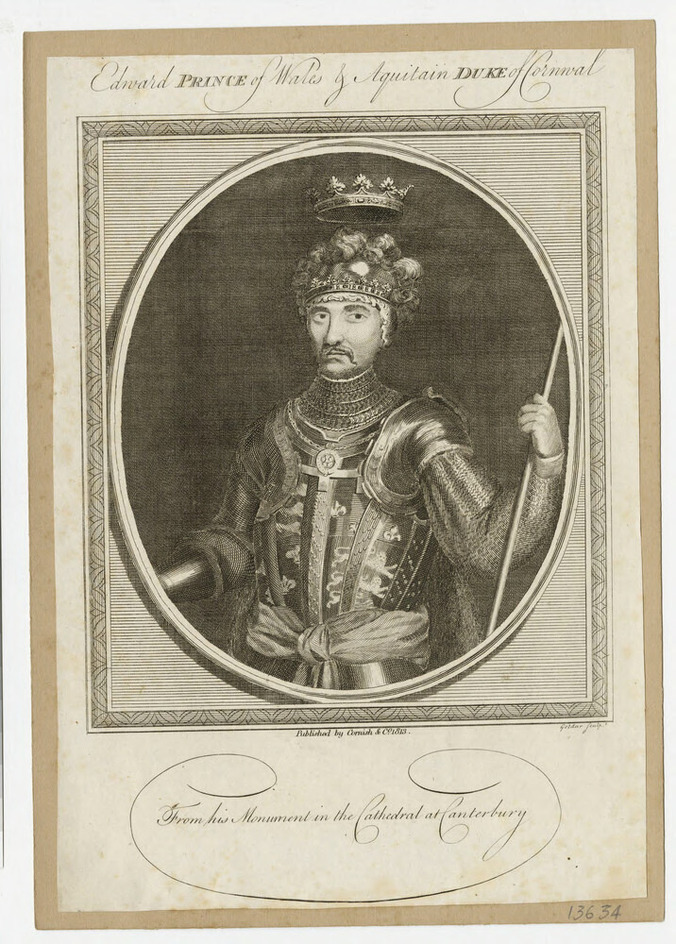 Portrait of Edward, the Black Prince