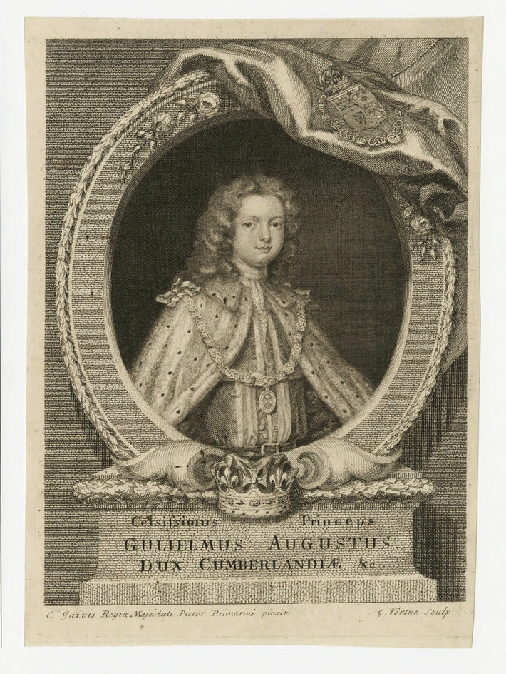 Portrait of William Augustus, Duke of Cumberland