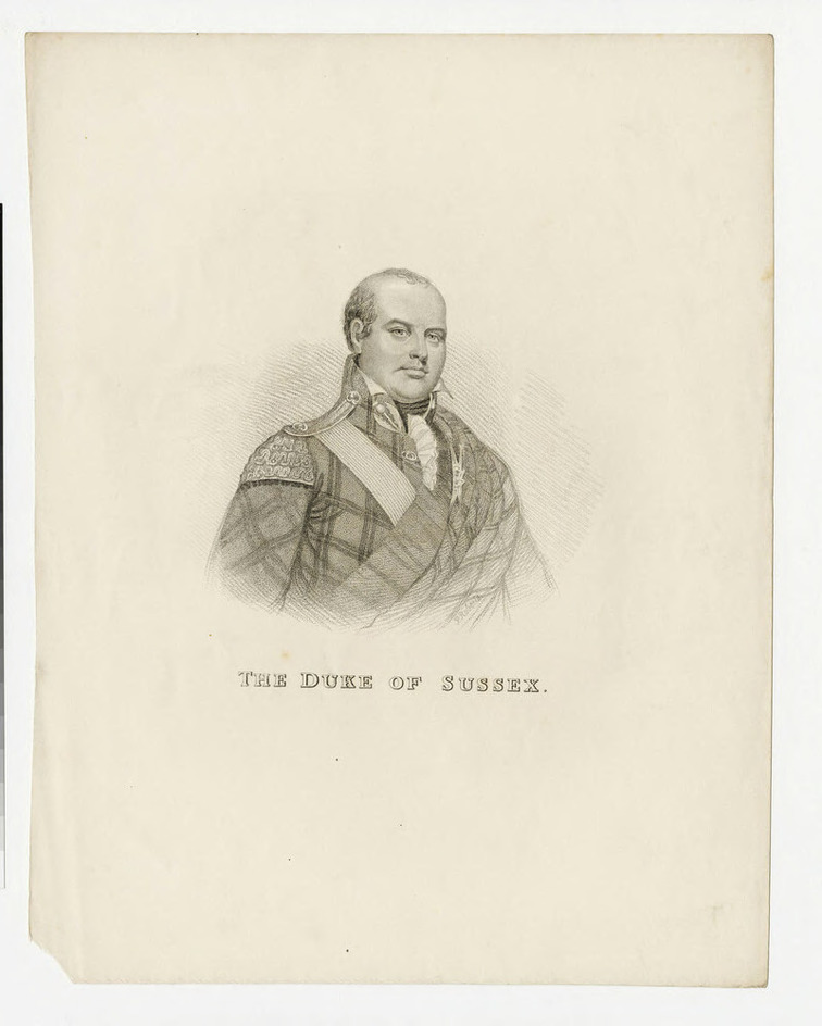 Portrait of Prince Augustus Frederick, Duke of Sussex