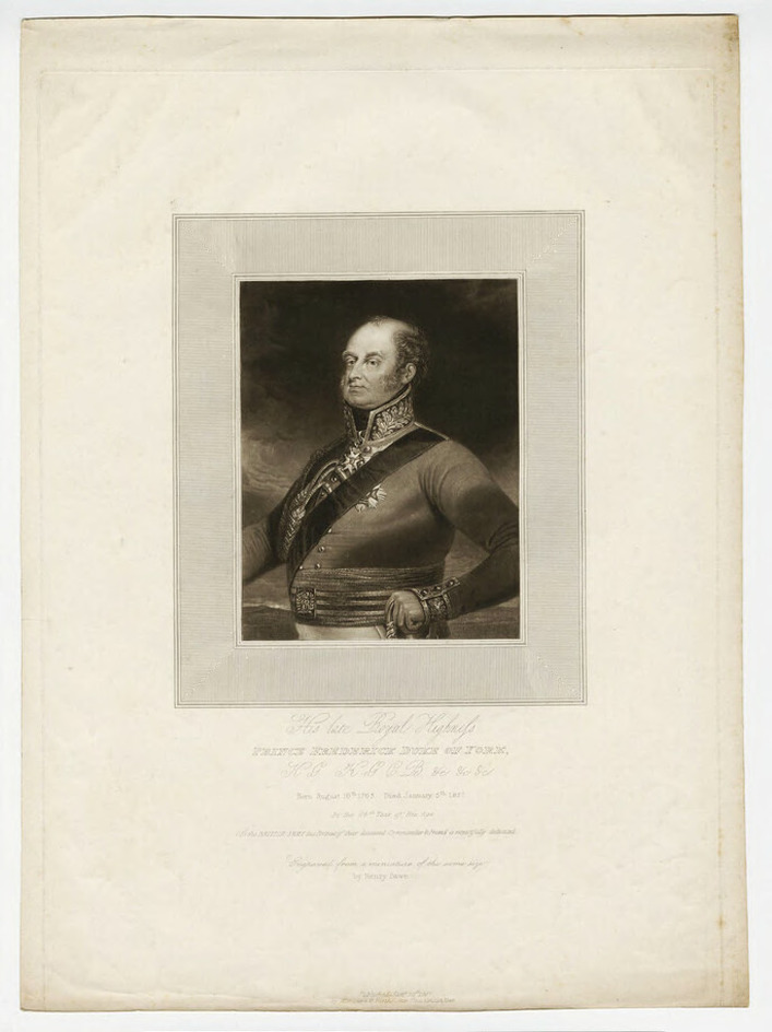 Portrait of Prince Frederick, Duke of York and Albany