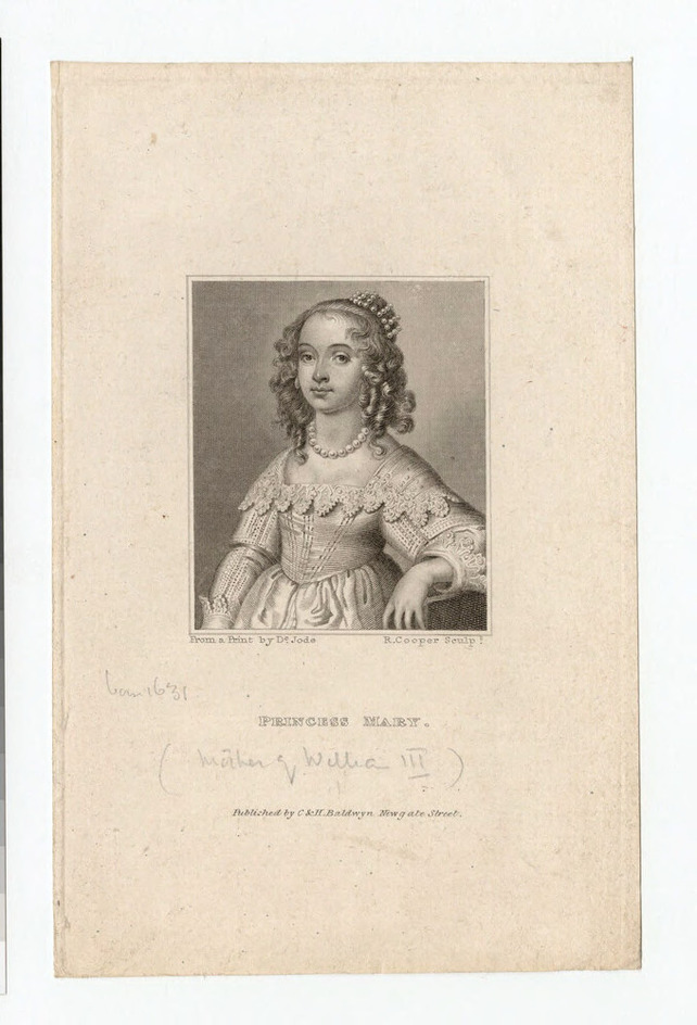 Portrait of Mary, Princess Royal and Princess of Orange