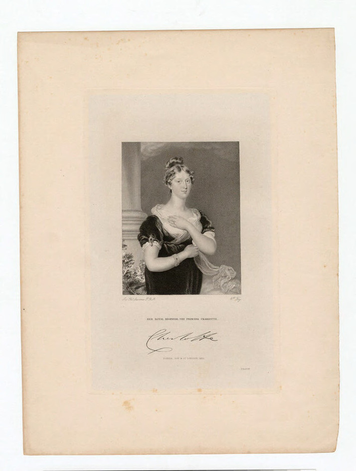 Portrait of Charlotte of Wales