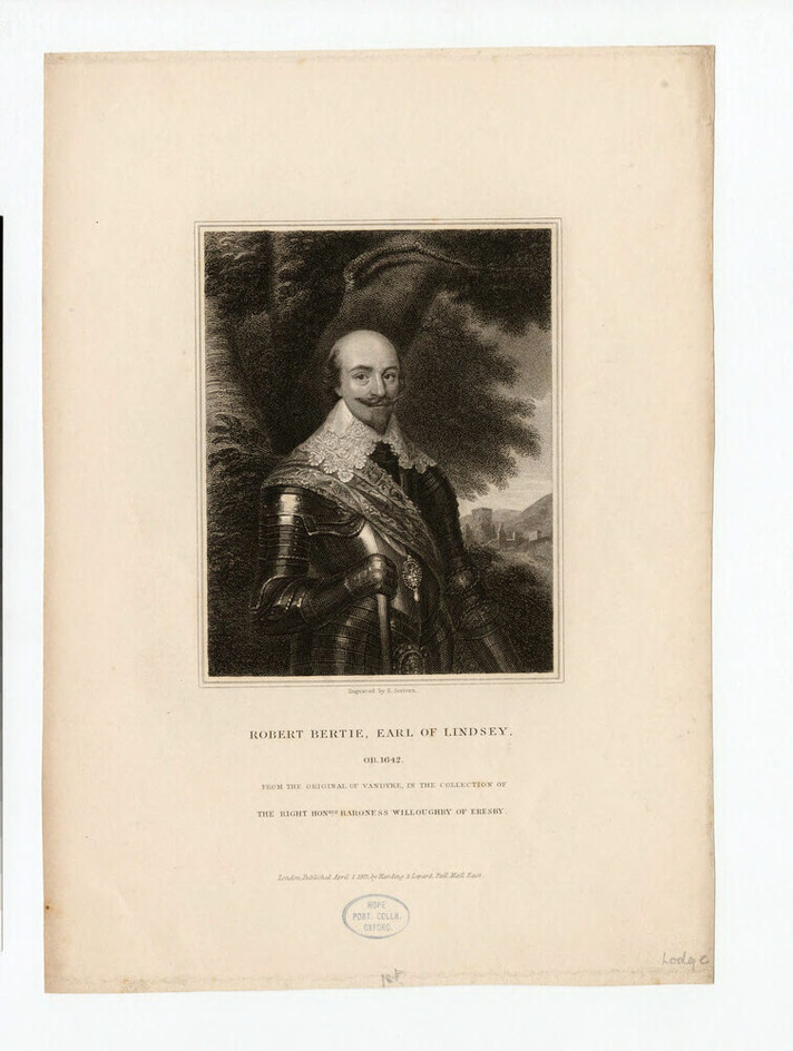 Portrait of Earl of Lindsey
