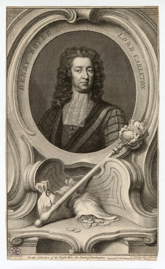 Portrait of Henry Boyle, 1st Baron Carleton