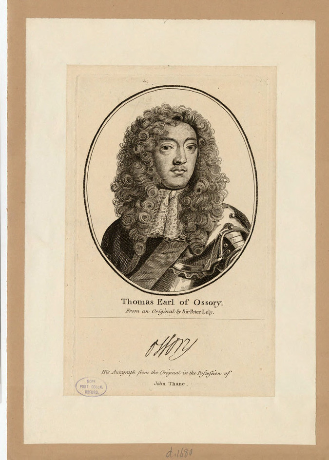 Portrait of Thomas Butler, 6th Earl of Ossory
