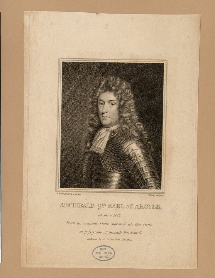 Portrait of Archibald Campbell, 9th Earl of Argyll