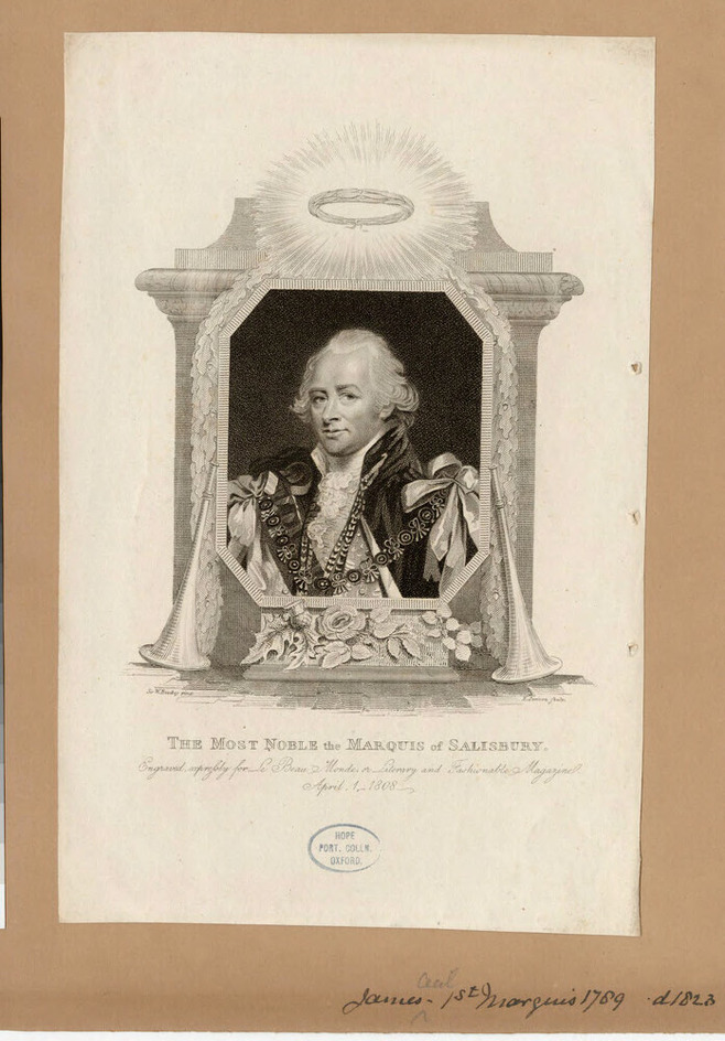 Portrait of 1st Marquis Salisbury
