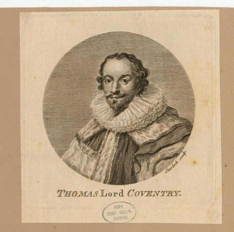 Portrait of Lord Coventry