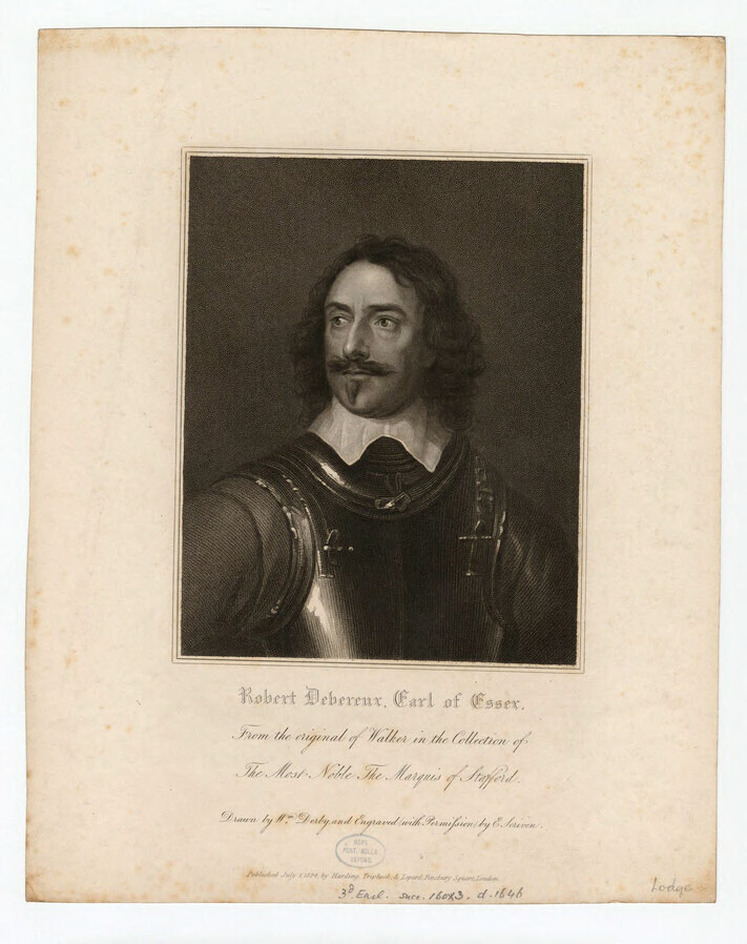 Portrait of Robert Devereux, 3rd Earl of Essex