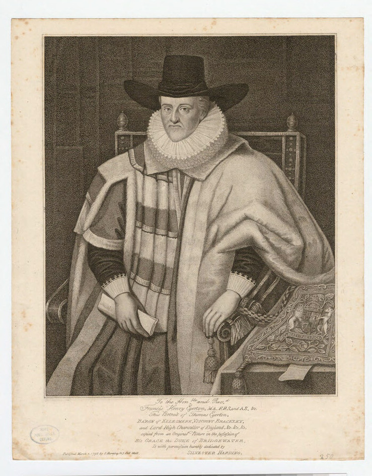 Portrait of Baron Ellesmere