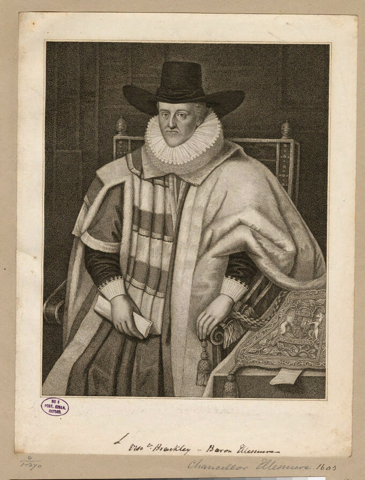Portrait of Baron Ellesmere