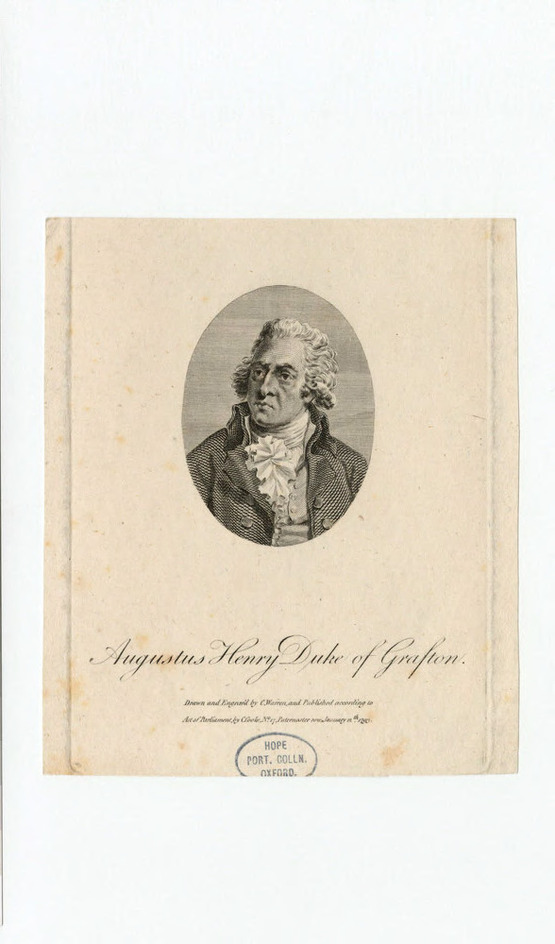 Portrait of Duke of Grafton