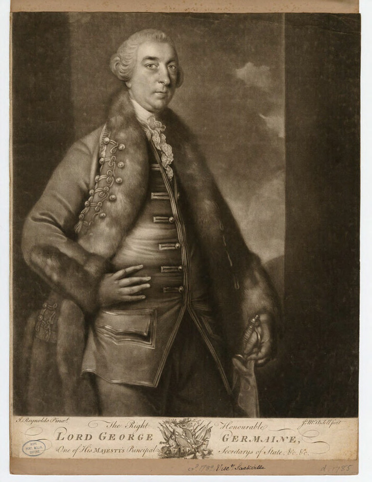 Portrait of Lord George Germaine