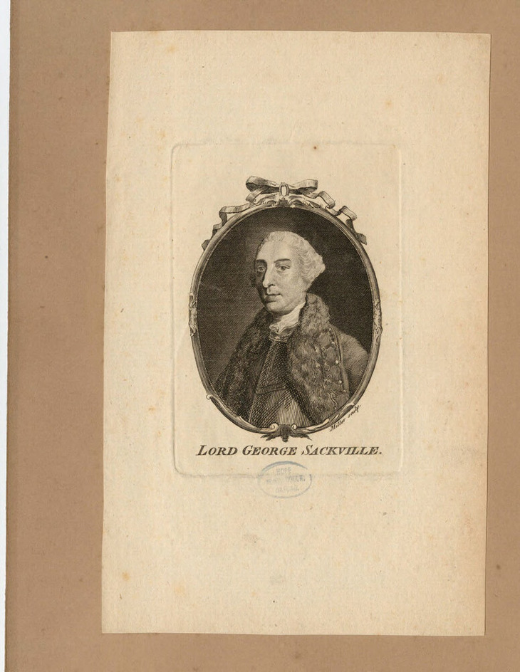 Portrait of Lord George Sackville