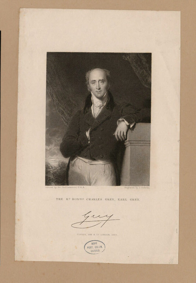 Portrait of Charles Grey, 2nd Earl Grey
