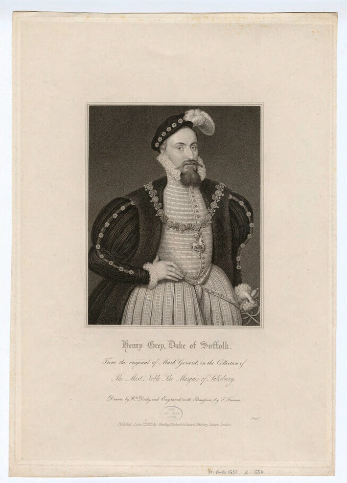Portrait of Duke Suffolk