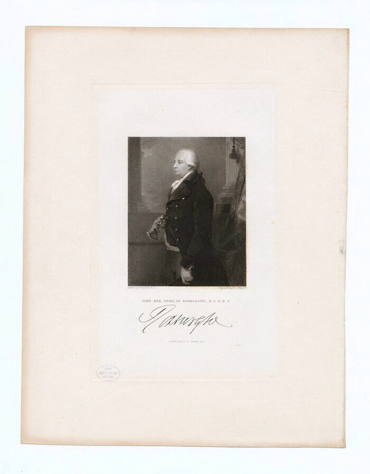 Portrait of Duke of Roxburghe