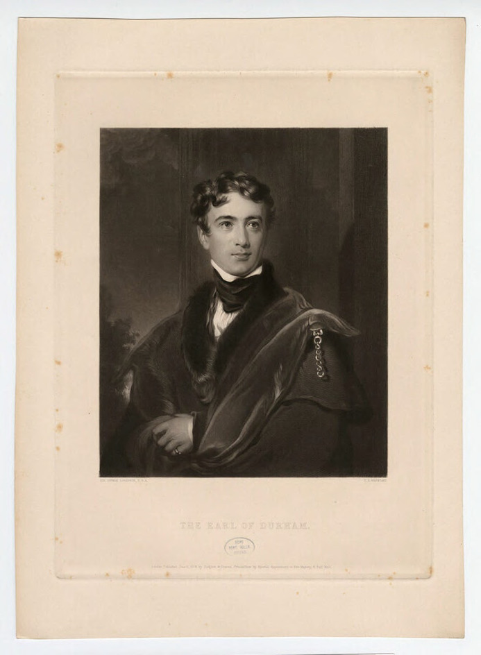 Portrait of John George Lambton, 1st Earl of Durham