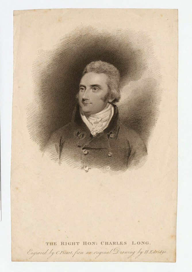 Portrait of the Right Hon. Charles Long