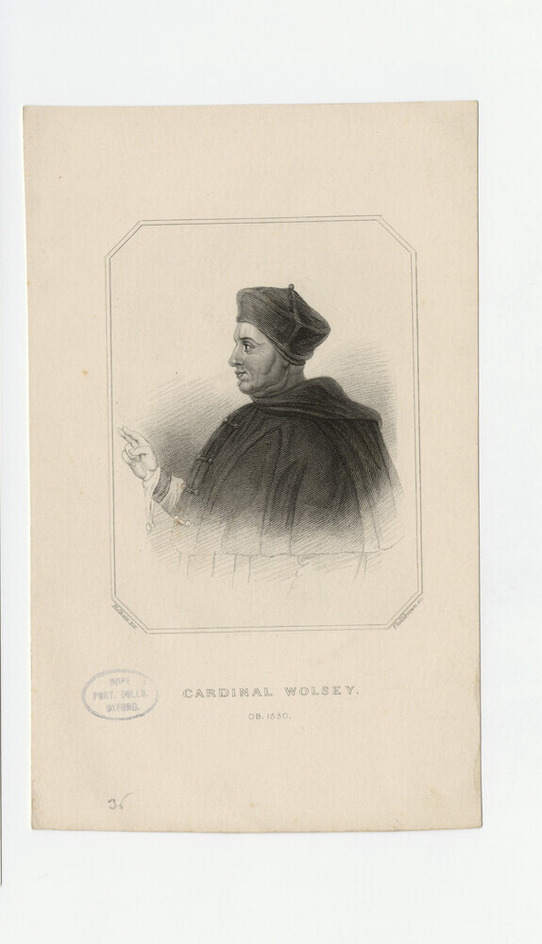 Portrait of T. Wolsey