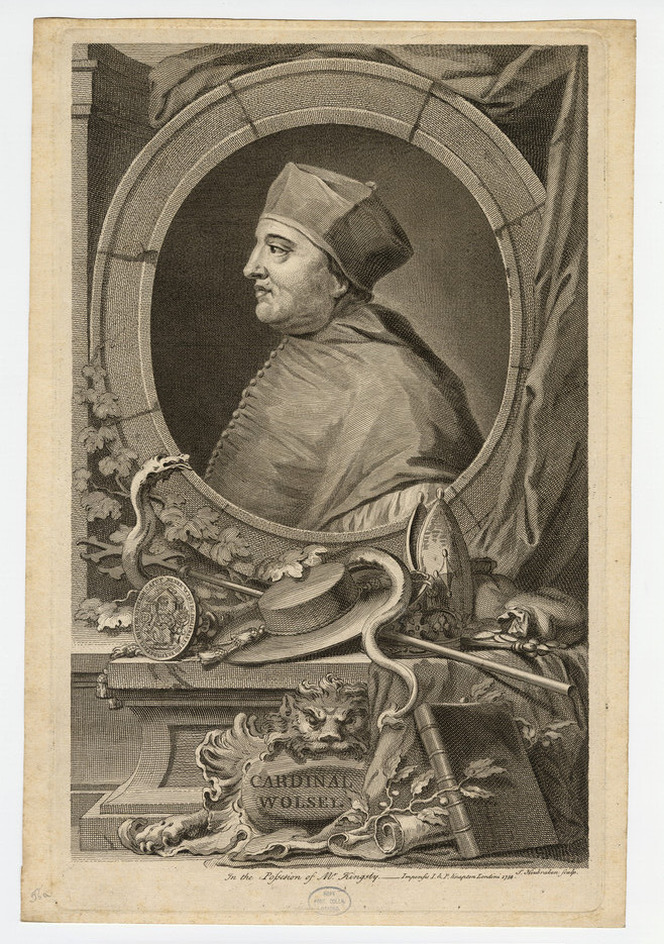 Portrait of Cardinal Thomas Wolsey