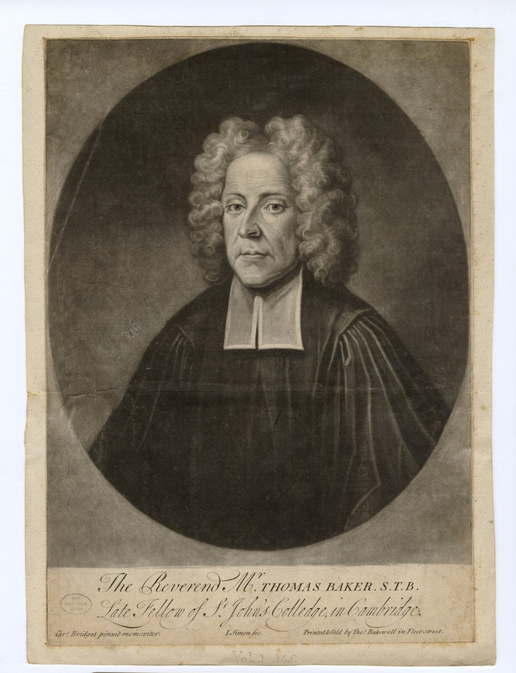 Portrait of Rev. T Baker
