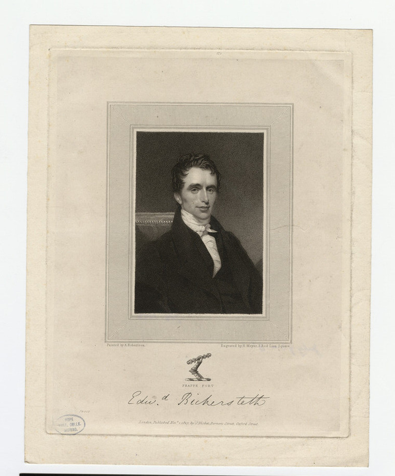 Portrait of E. Bickersteth