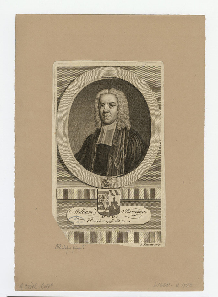 Portrait of Rev.W. Berriman
