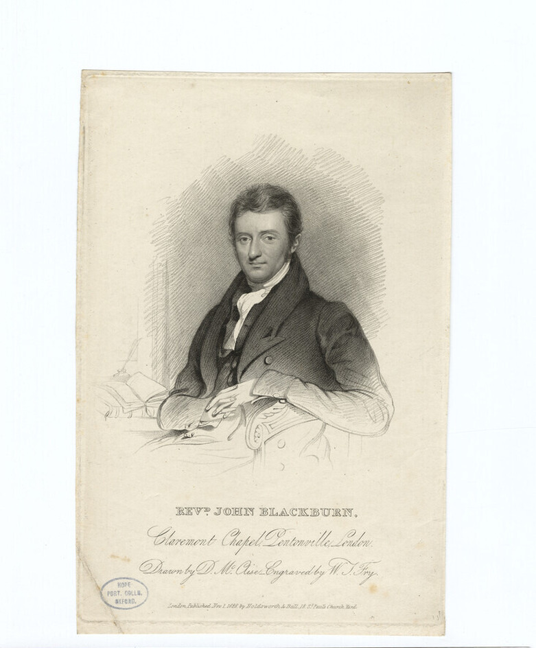 Portrait of J. Blackburn