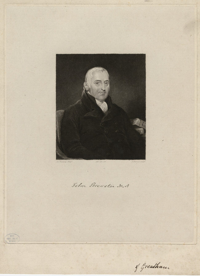 Portrait of Revd J. Brewster