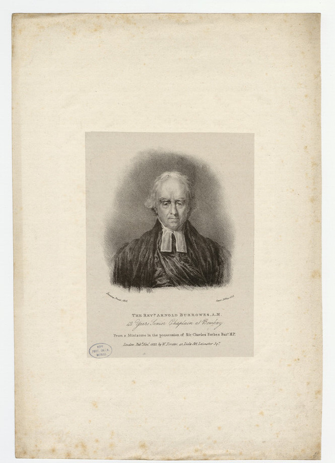 Portrait of Rev. Arnold Burrowes