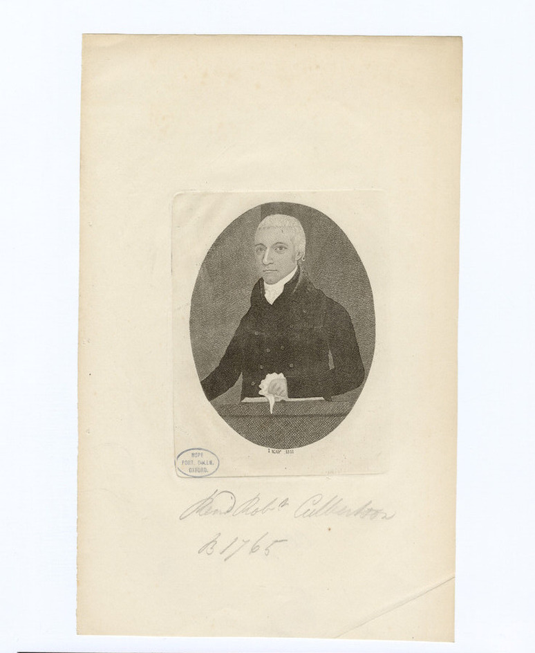 Portrait of R. Cuthbertson
