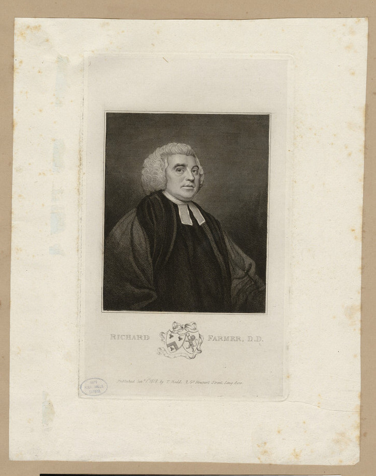 Portrait of Dr Richard Farmer