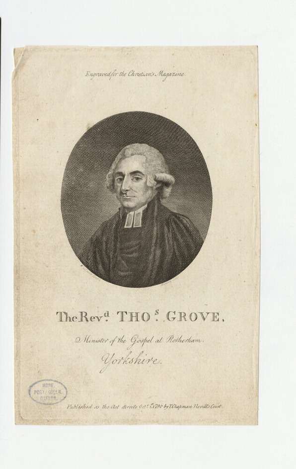 Portrait of Thomas Grove