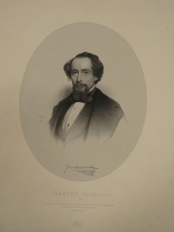 Portrait of Charles Dickens