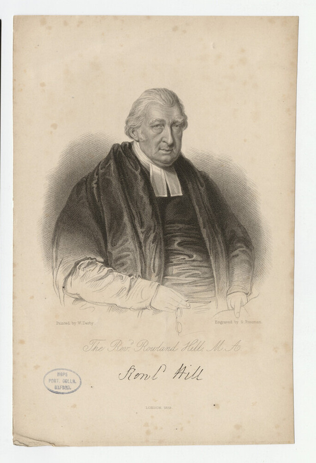 Portrait of Revd R. Hill